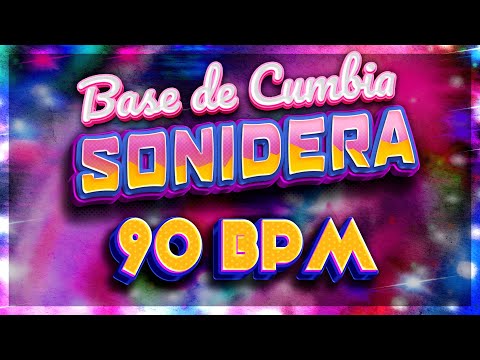 Base Cumbia SONIDERA • 90 BPM • Loop Percusión Para Practicar / Improvisar