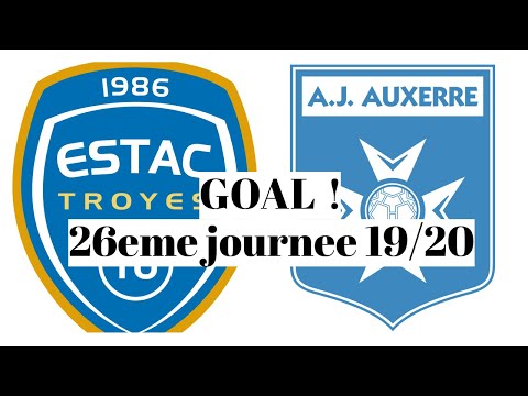 Troyes - AJ Auxerre [2-(1)] GOAL 44' (Axel Ngando) 26ème journée 2019/20