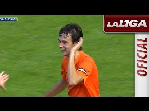 Golazo de Rubén Pardo (0-2) en el Valencia CF - Real Sociedad
