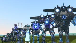 UPGRADED CAMERAMAN TITAN vs SKIBIDI TOILET 100 BOSSES – EVOLUTION & SIZE COMPARISON in GARRY’S MOD!