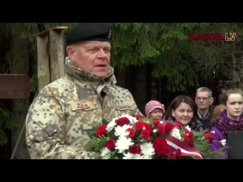 Nacionālo partizānu piemiņas pasākums «Daiņkalnos». Visaugstākais mērķis – brīva Latvija