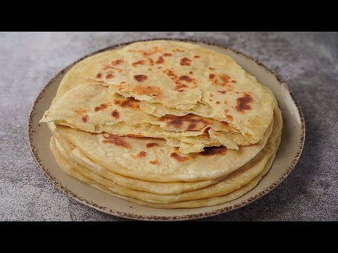 Easy Pita Bread Made From Yogurt | Yogurt Flatbread Recipe | Toasted