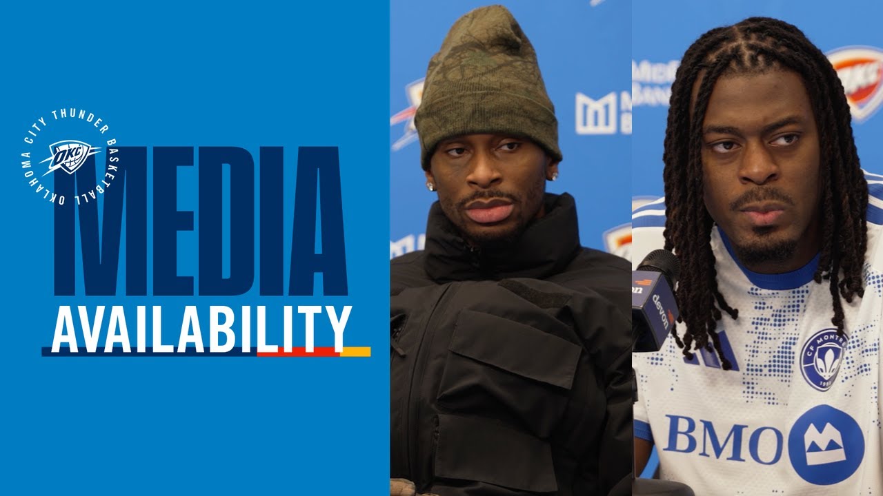 Shai Gilgeous-Alexander and Lu Dort | Postgame Media | January 23, 2026