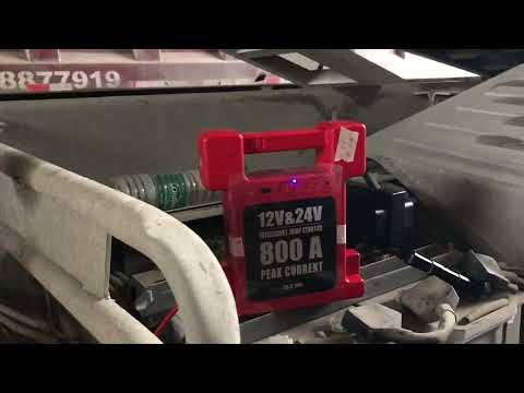 JQB Intelligent Jump Starter at Work