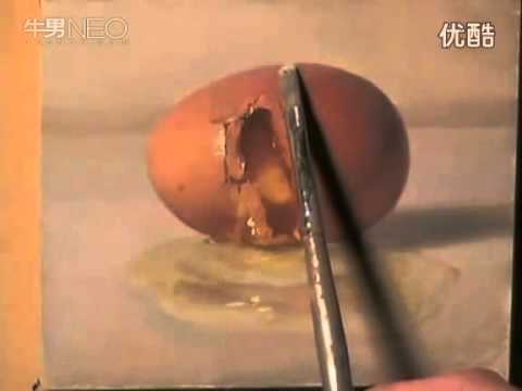 看艺术家是怎样打破鸡蛋(视频)