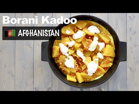 How to make Borani Kadoo | Afghanistan | 2-min Recipe Video