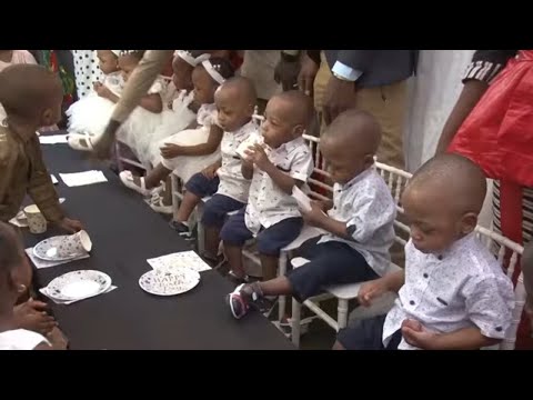World's only nonuplets celebrate their second birthday in Mali
