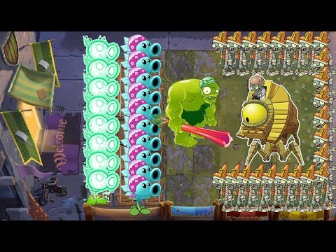 Plants vs Zombies 2 Battlez - Electric Peashooter, Zoybean Pod vs Zombot