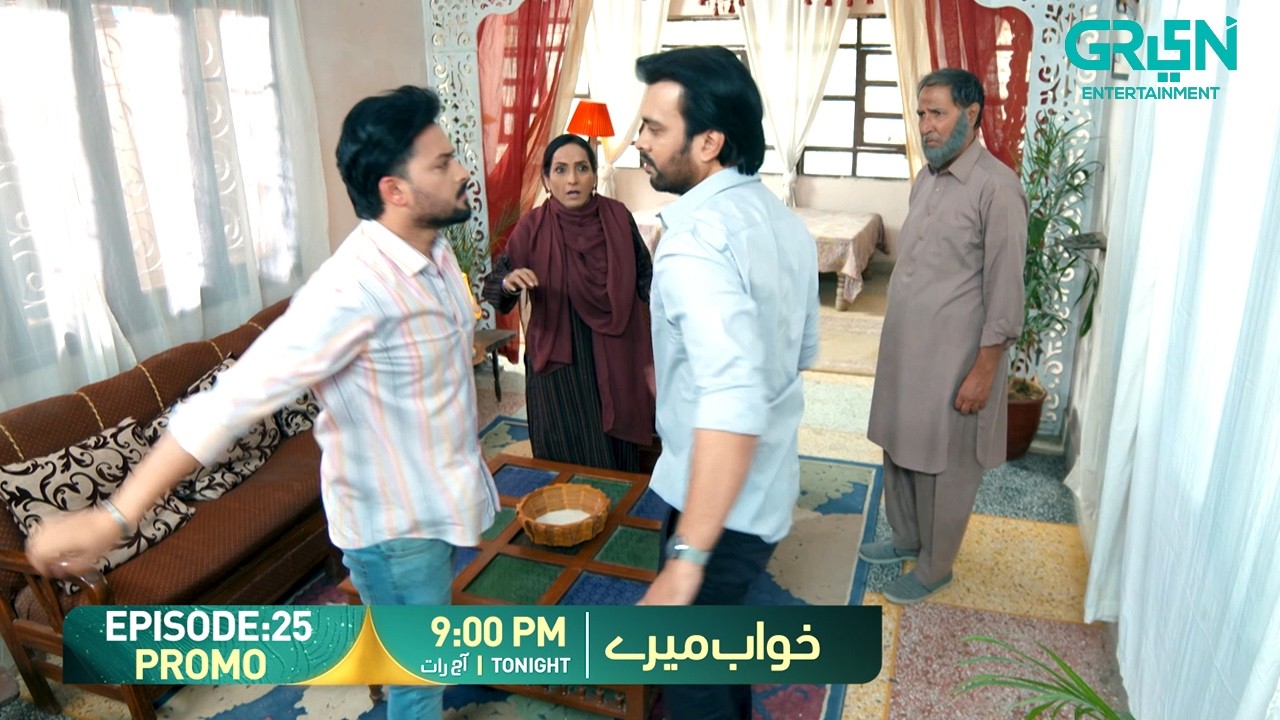 Khwaab Meray Episode 25 Promo | Tonight 9:00 PM | Alizeh Shah - Azfar Rehman | Green TV