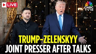 WATCH LIVE: Trump and Zelensky Hold Joint Press Conference In Florida | Ukraine Russia Deal | N18G