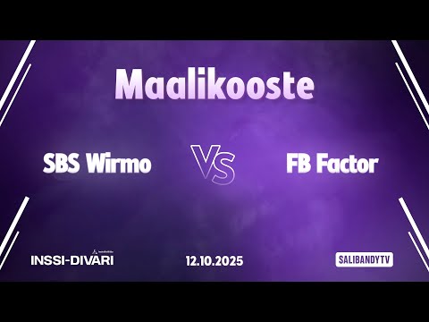 Maalikooste: SBS Wirmo - FB Factor (Inssi-Divari N)