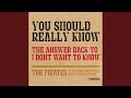 You Should Really Know Full Length Version