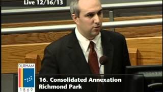 Durham City Council Meeting December 16, 2013