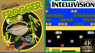 Frogger Intellivision 4k Gameplay