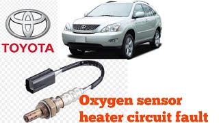 LEXUS RX330 O2 SENSOR HEATER CIRCUIT FAULT P0037