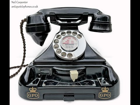 GPO 248 with switching bellset. Bell On Bell Off