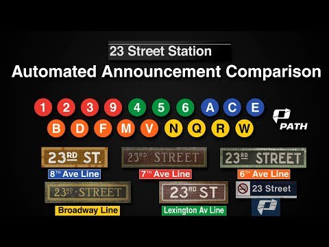 ᴴᴰ Rare NYC Subway Announcements - 23 Street Station Announcement Comparison (1993 to 2019)