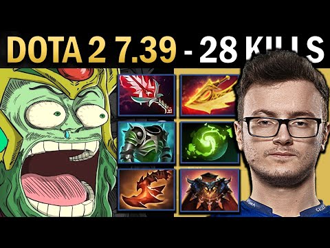 Wraith King Gameplay Miracle with 26 Kills and 1000 GPM - Dota 7.39