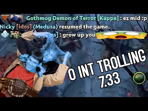 0 INT, But 100 Ways Of Making The Enemy Mad - Ogre Magi 7.33