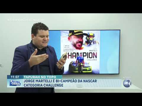 Jorge Martelli é bi-campeão da nascar categoria Challenge.