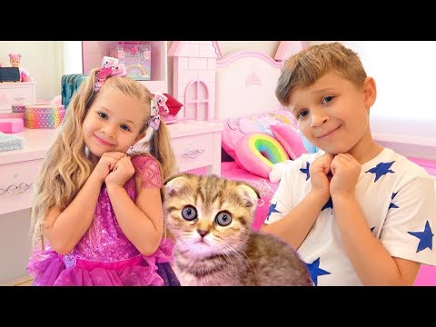 Diana and Roma teach Oliver how to behave and take care of himself - Best Adventures Diana and Roma