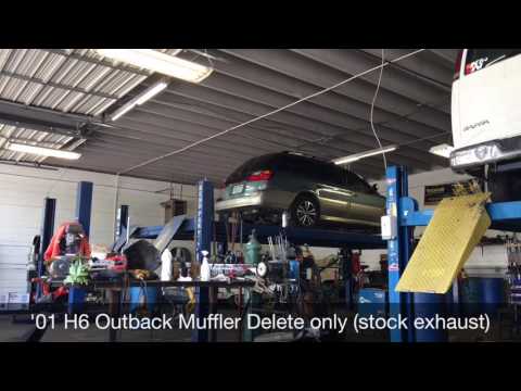 H6 Subaru Outback LLBean Muffler Delete
