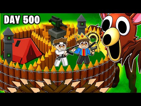 We Made The SAFEST AFK BASE In 99 Nights In The Forest 😱| Roblox