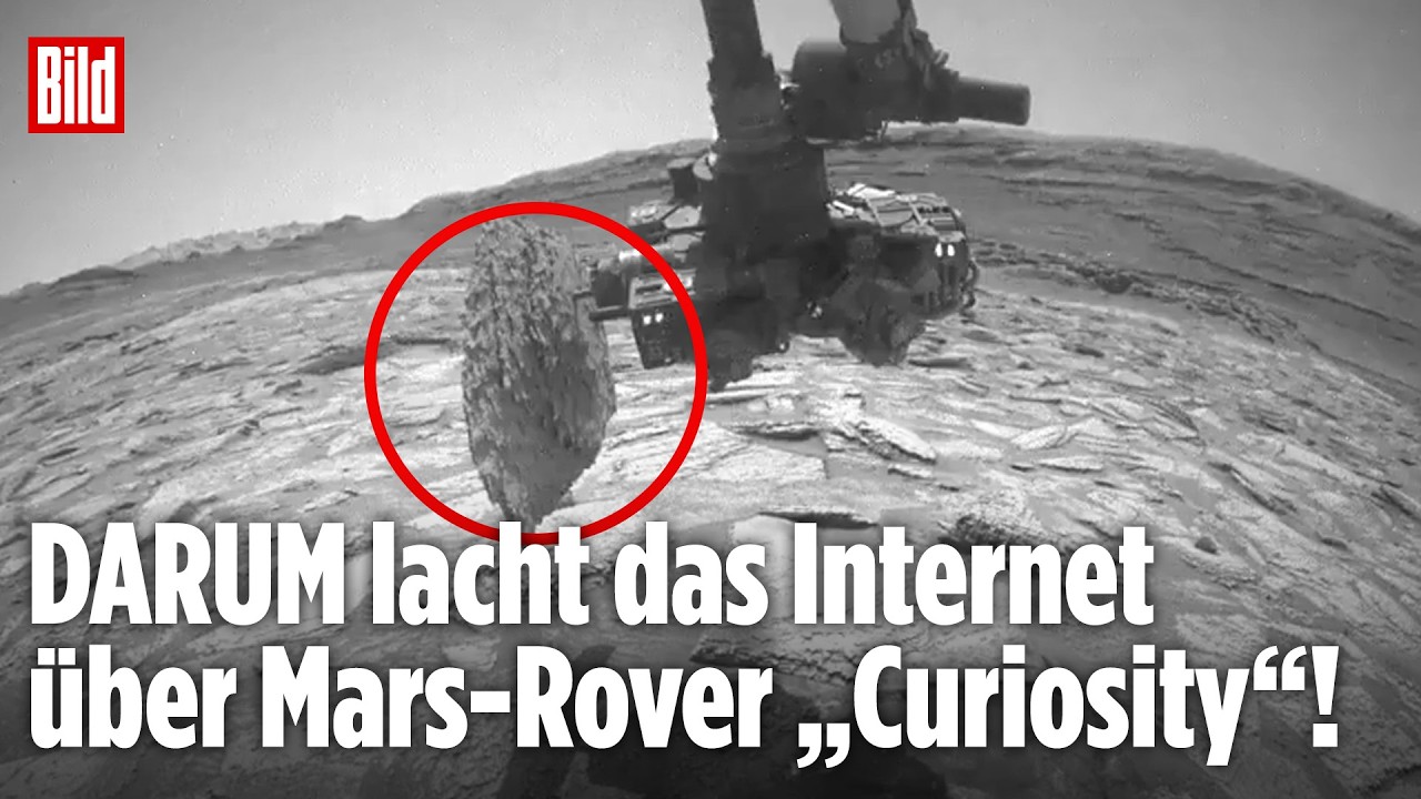 Mars-Rover in der Klemme: Hier kämpft „Curiosity“ tagelang gegen einen Felsen!
