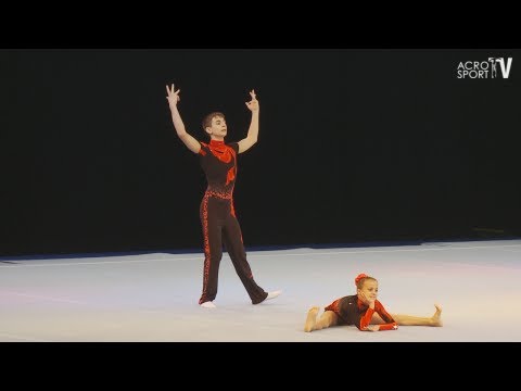 Sachsenpokal Riesa 2012 Age Group Dynamic Mixed Pair Belarus - Dzemidovich, Siarbunou