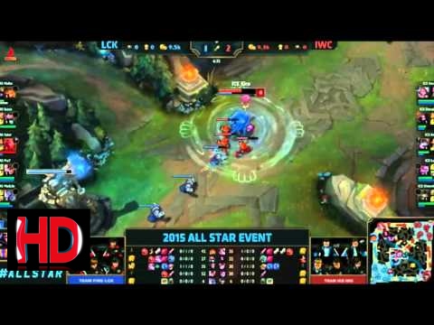 ICE Kira Outplay Fire Faker | LCK vs IWC  | All Star Los Angeles 2015 [Vivu] ✔