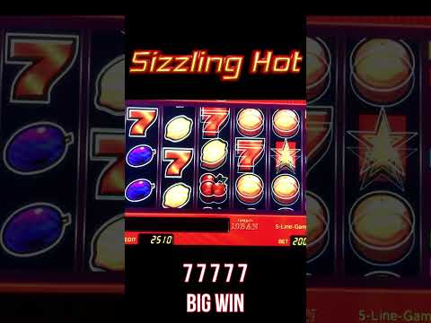 Sizzling Hot 77777 BIG WIN #shorts