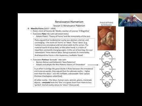 Renaissance Humanism - Class #3 - Plato, Magic & Memory