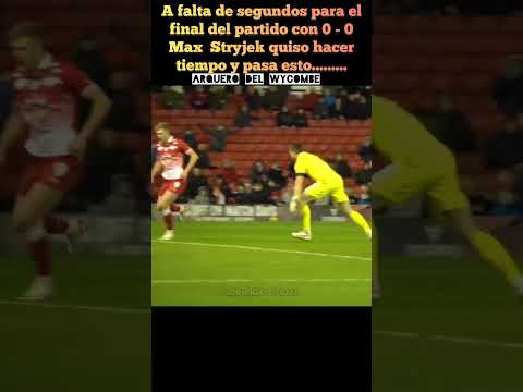 El portero Max Stryjek finge que le hacen falta, suelta el balón y le anotan gol en el último minuto