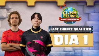 QUALIFICATÓRIA DE ÚLTIMA CHANCE - DIA 1| MUNDIAL DE CLASH OF CLANS 2026 #clashworlds