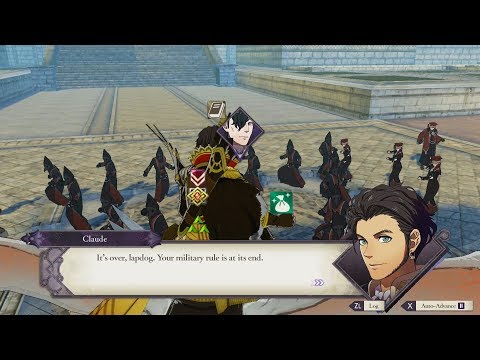 Fire Emblem: Three Houses - Claude Vs. Hubert Unique Dialogue At Enbarr
