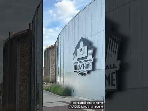 Pro Football Hall of Fame Village  #architecture #alpolic #buildingdesign