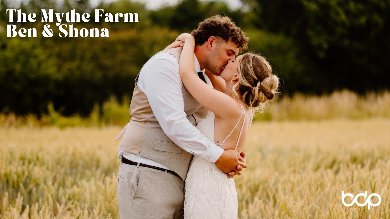 Mythe Farm wedding photography and film