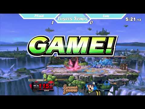 Savannah Slamma 76 LOSERS FINALS - Plaid (Steve) Vs. Luw (Luigi) SSBU Tournament