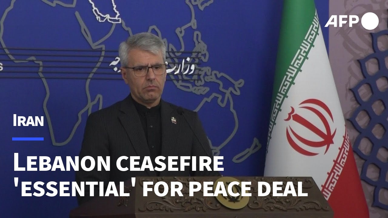 Video | Iran says Lebanon ceasefire 'an essential condition' for US deal | AFP