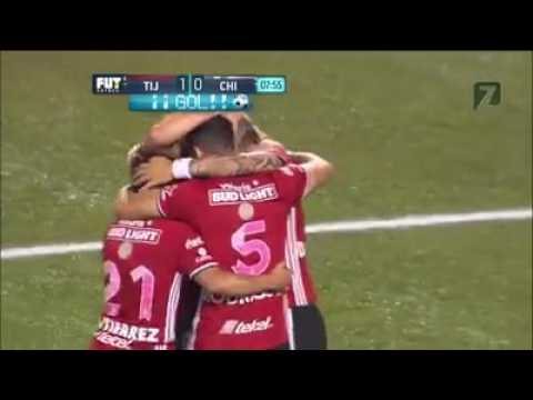 Gol de Milton Caraglio Tijuana vs Chiapas A2016
