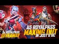 A5 Royal Pass Maxed Out | 5 Royal Pass Giveaway | PUBG Mobile
