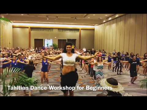 Tahiti Mana teaching Tahitian Dance Workshop for Beginners