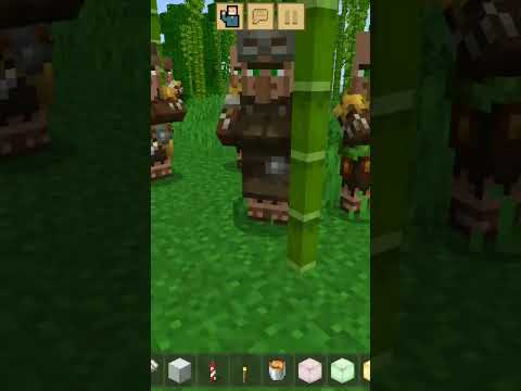 Villager of jungle biome #minecraft #gaming #shorts