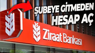 Ziraat Bankası Hesabı Nasıl Açılır ? Bankaya Gitmeden Ziraat Hesabı Aç