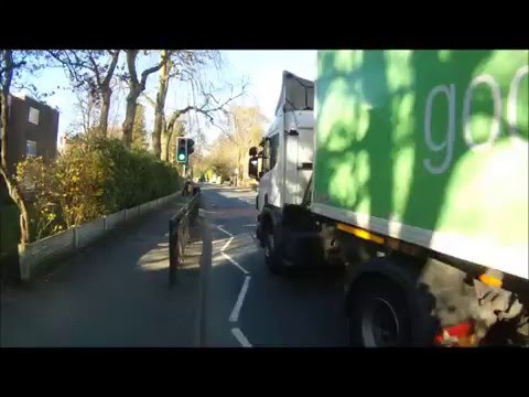 Coop articulated lorry 7 50am Heaton Moor Stockport ND13 HBU
