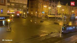 Na trgu bana Jelačića snimali sudar tramvaja i automobila za film Canary Black: Pogledajte scenu