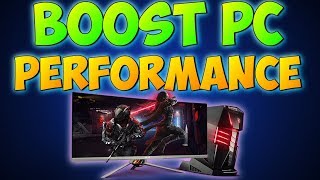HOW TO BOOST PC PERFORMANCE & INCREASE FPS 🔥 Make Your Computer Run Faster