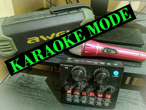 KARAOKE SET-UP? V8 SOUNDCARD FOR COMPUTER & MOBILE DEVICES   (SUPER EASY TUTORIAL!)