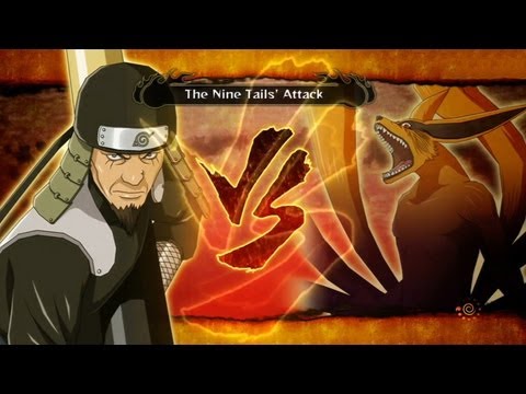 The Third Hokage VS Nine Tails : Naruto Shippuden Ultimate Ninja Storm 3 (Boss Fight Gameplay)