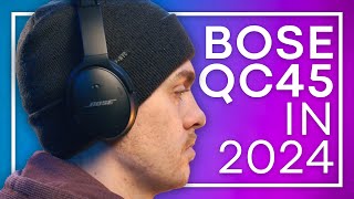 Video thumbnail for Is the Bose QuietComfort 45 still good in 2024? - Five Minute Review! by SoundGuys